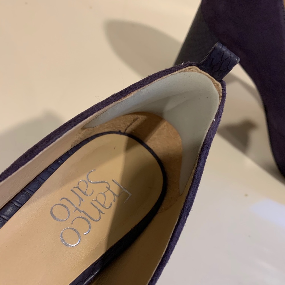 💜💲 SALE 💲💜 
Frank Sarto purple suede heels - Picture 3 of 5